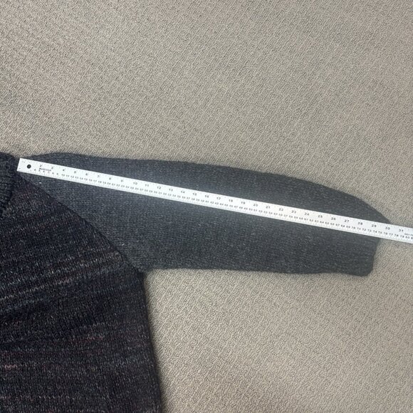 Vintage Handmade Pullover Sweater Large Knit Raglan Jumper Chunky Thick Heavy - Picture 5 of 8